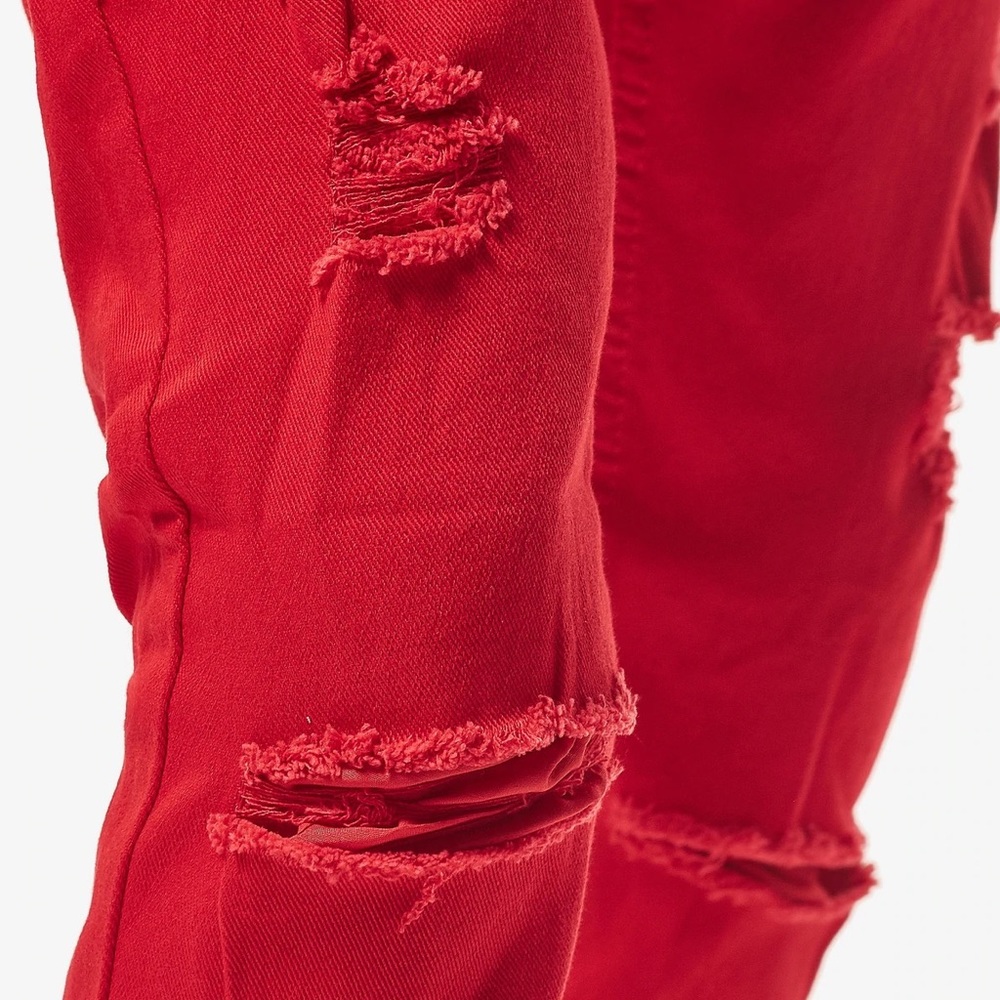Copper Rivet Red Denim Pant - Picture 4 of 11